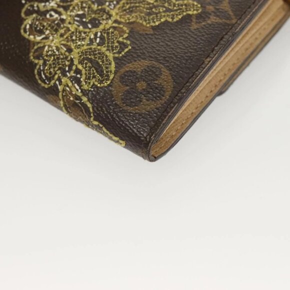 LOUIS VUITTON Monogram Dentelle Portefeuille Sarah Wallet M95390 LV Auth 119253V - Picture 5 of 16